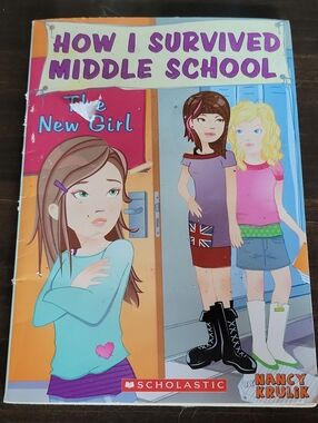 Scholastic Kids Paperback - Purple, Pink & Teal Illustrated Cover